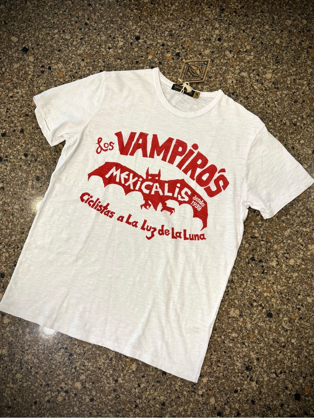 Johnson Motors “Los Vampiro’s” vintage slub tee. NWT
